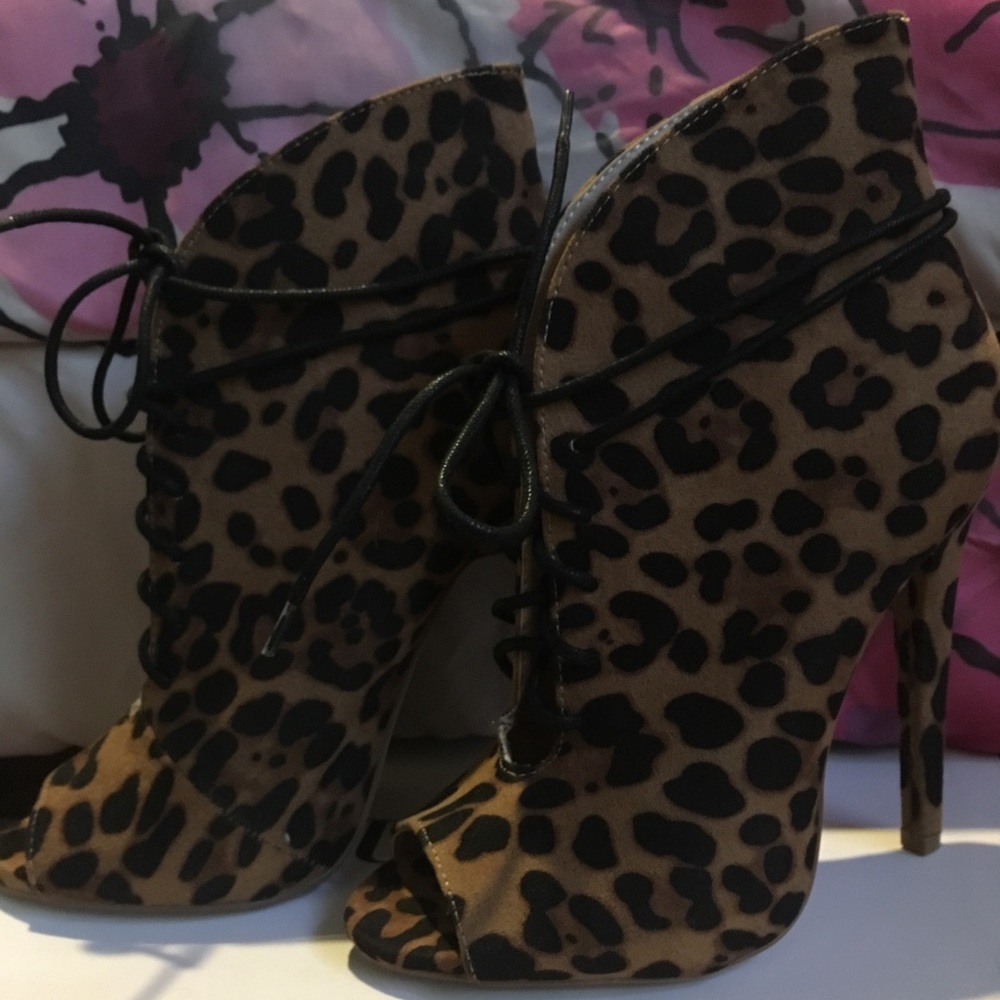 Leopard Print Heels